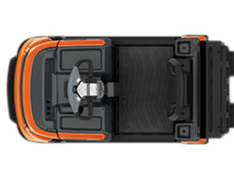 Ergonomiskt förarutrymme med plattform