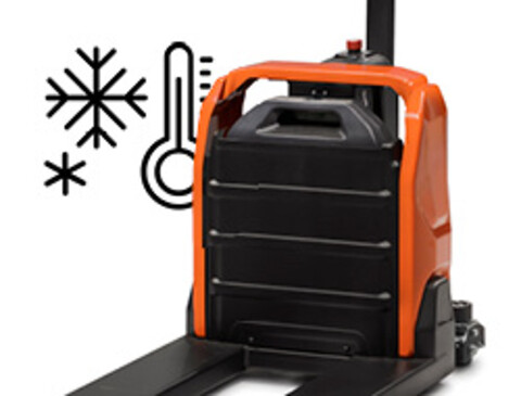 Som tillval: Batteri för kallare miljö