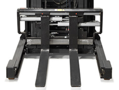 Integrerad gaffelpositionerare