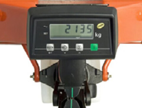 Inbyggd viktindikator